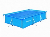 Тент солнечный BestWay  для прямоугольного каркасного бассейна, размер 390х183см